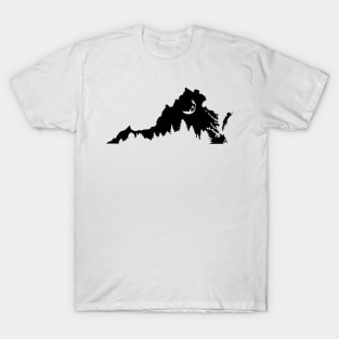 Virginia Forest Moon Silhouette T-Shirt